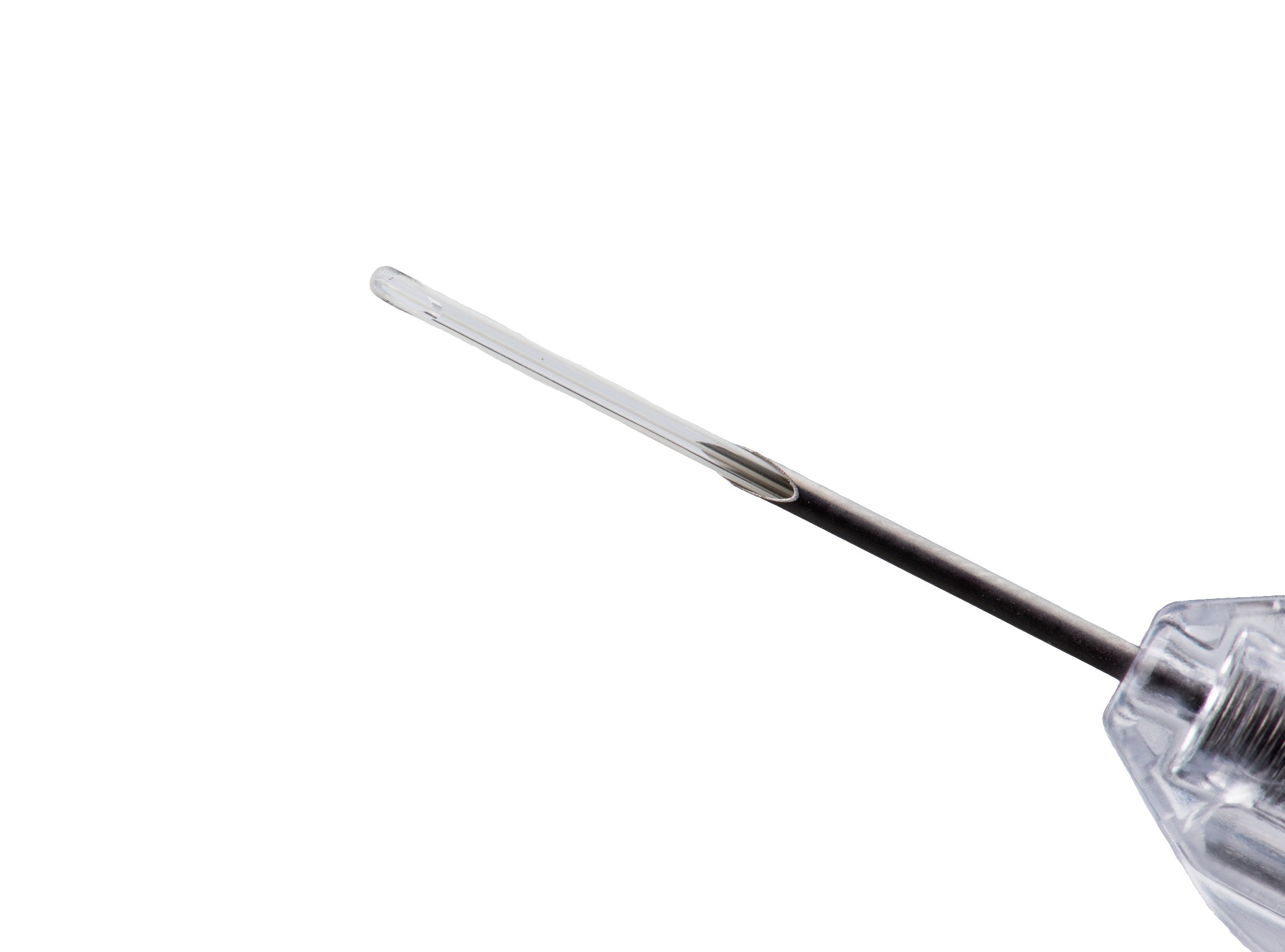 OspreyIV catheter deployed through the needle